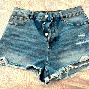 Pacsun never worn w tags size 28 vintage high rise jean shorts